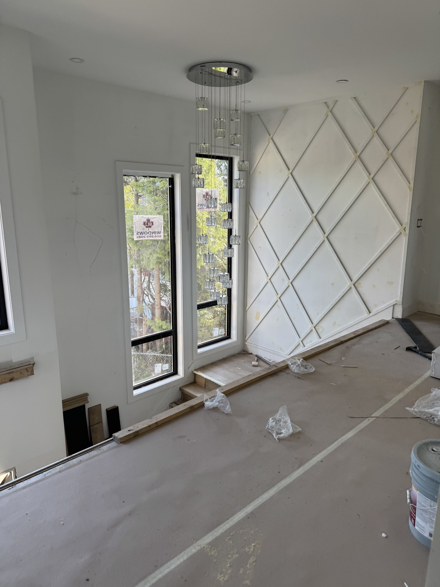 Interior trim & finishes — under construction