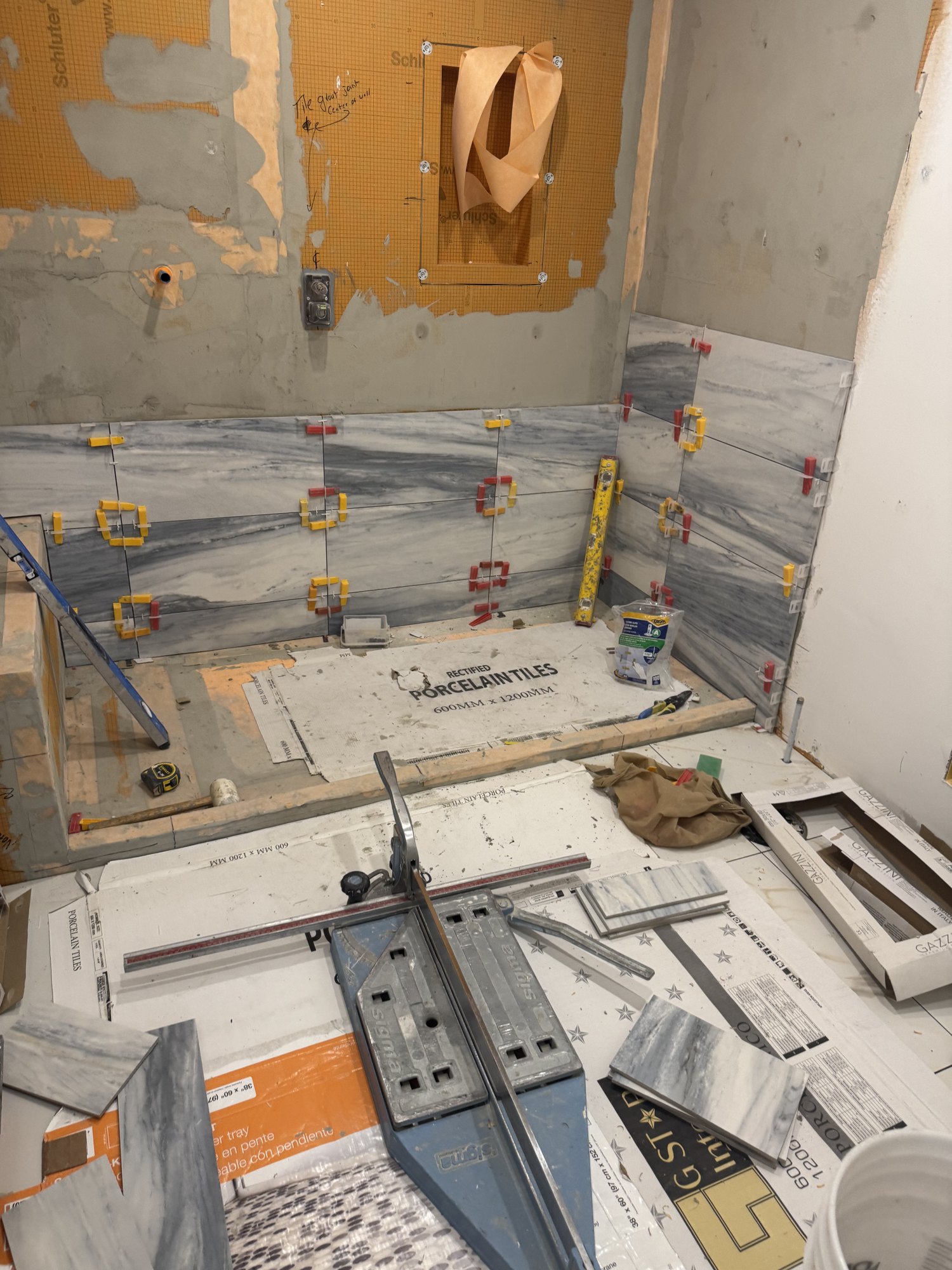 Bathroom construction — under construction