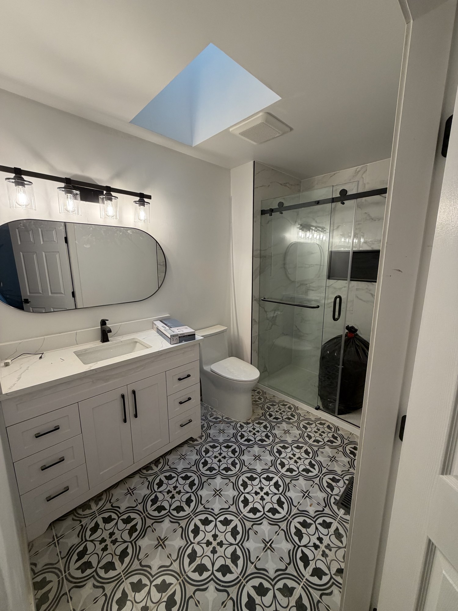Bathroom renovation — completed